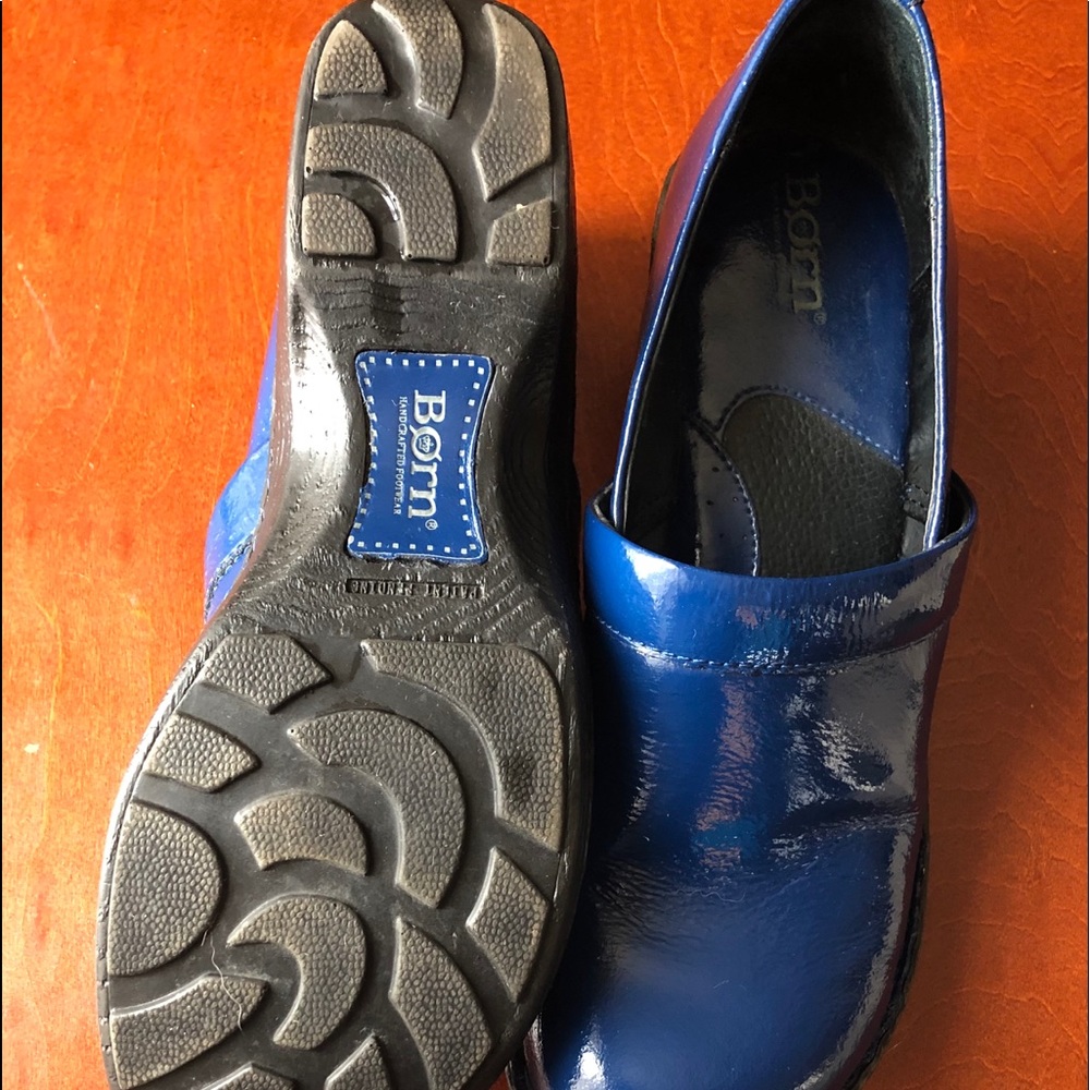 Born Blue Patent Leather